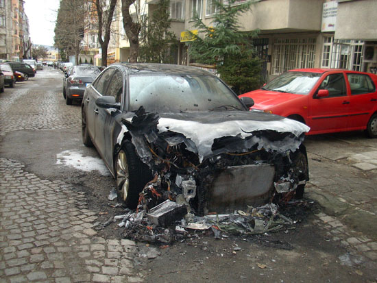 Пак горя кола в Бургас
