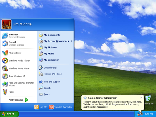 70 дни до пенсиониране на Windows XP