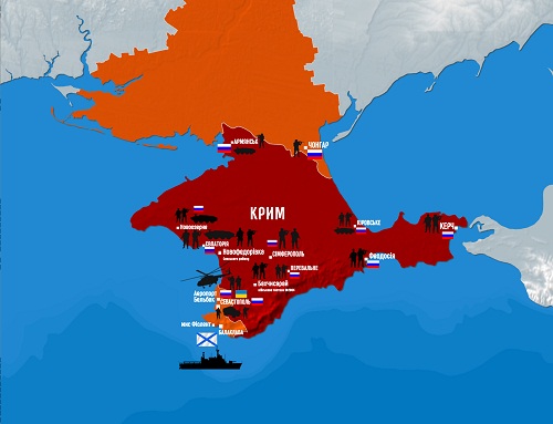Ето какво контролира руската армия в Крим