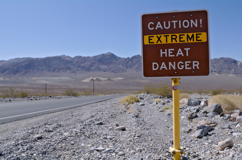 Измериха най-високата температура на Земята в Долината на смъртта