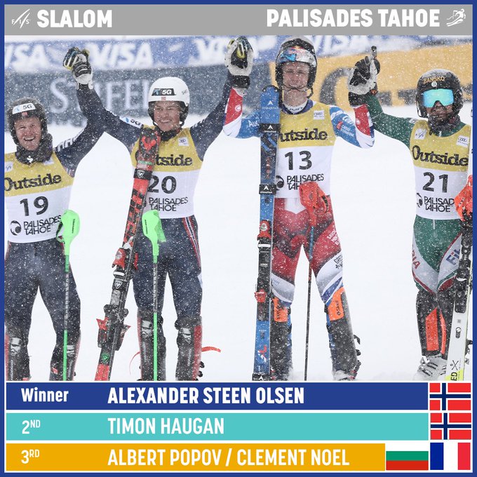 Историческо: Алберт Попов влезе в топ 3 на Световната купа по ски