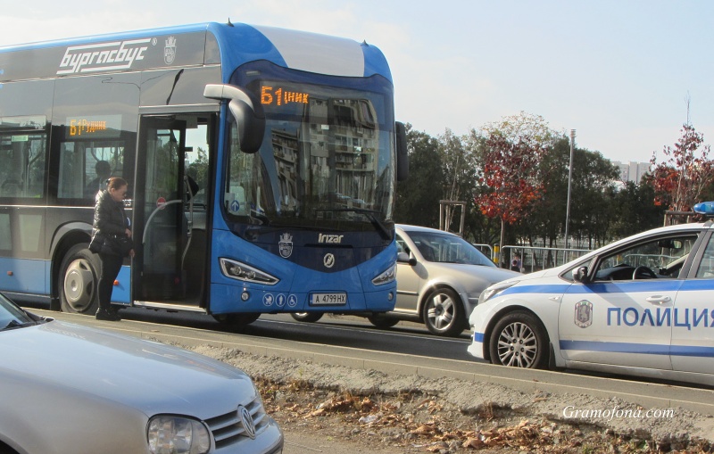Полицията с подробности за инцидента от събота с автобус на градския транспорт 
