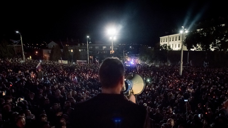 Хиляди протестираха в Словакия срещу промени в наказателния кодекс
