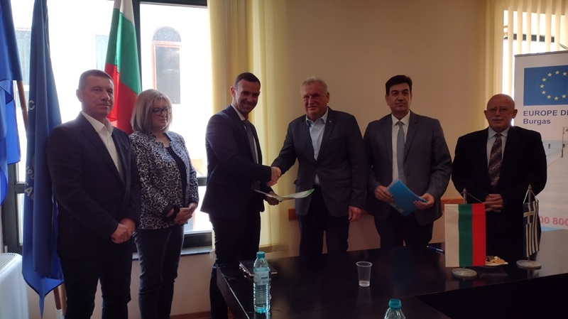 Бургаската промишлена палата подписа меморандум за сътрудничество с палатите на няколко гръцки града