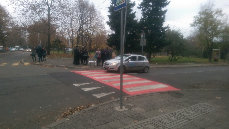 Нова пешеходна пътека откриха в Бургас