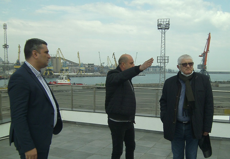 Инж. Петър Кънев посети БМФ Порт Бургас 