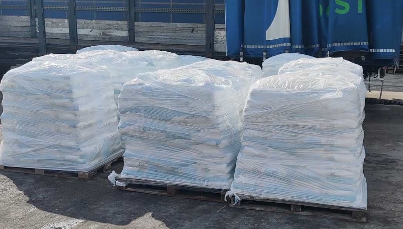 Над 23 тона „марков“ прах за пране задържаха митническите служители на МП Лесово