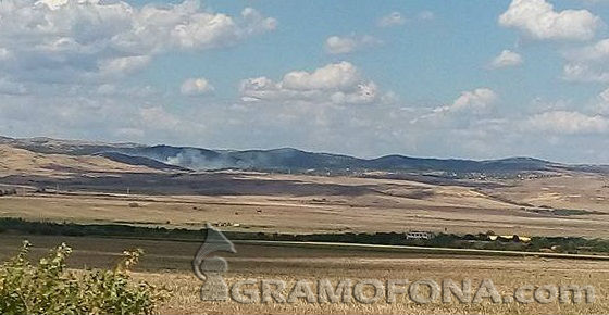 Пожар в землището на Изворище