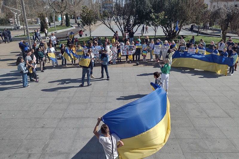 Украинци, живеещи в Бургас поискаха Европа да наложи ембарго над руския газ и нефт