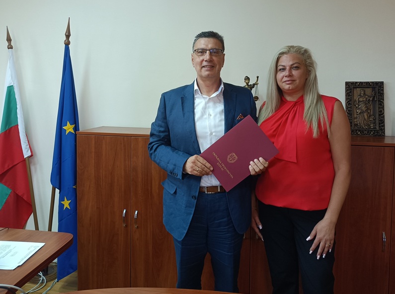Бивш разследващ полицай постъпи като следовател в Окръжна прокуратура-Бургас