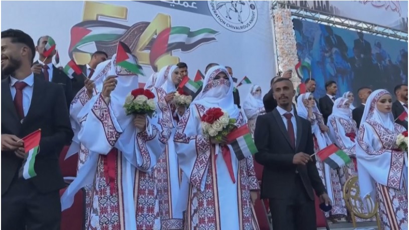 Сред разрухата: Десетки сватби в Ивицата Газа