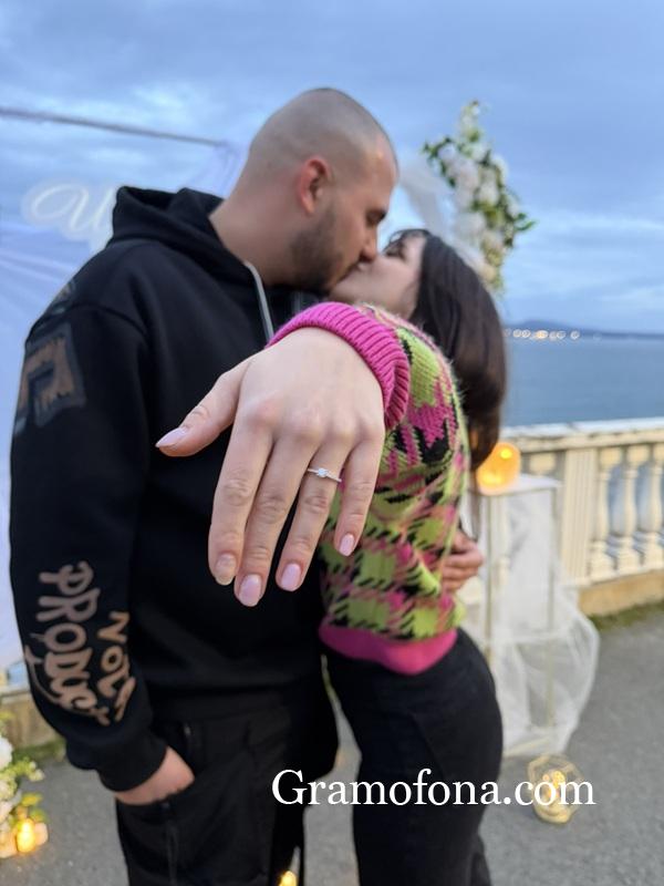 Романтично предложение за брак през февруари в Бургас