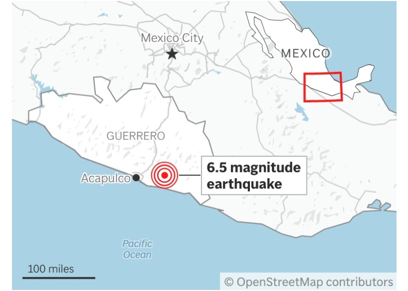 Силно земетресение разтърси Мексико