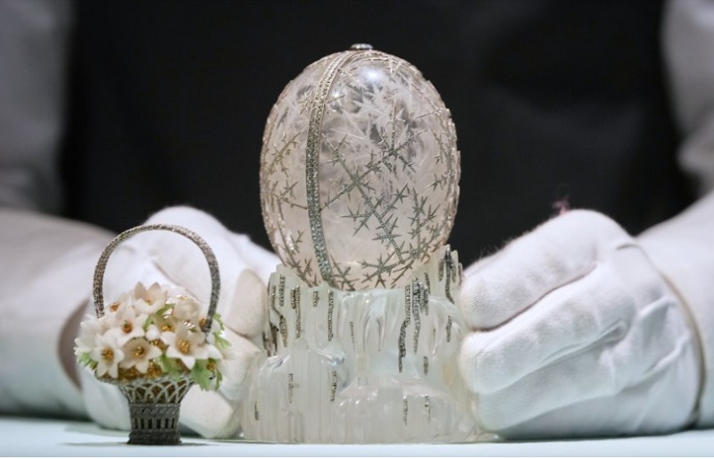 Продават на търг яйце на Фаберже, украсено с 4500 диаманта