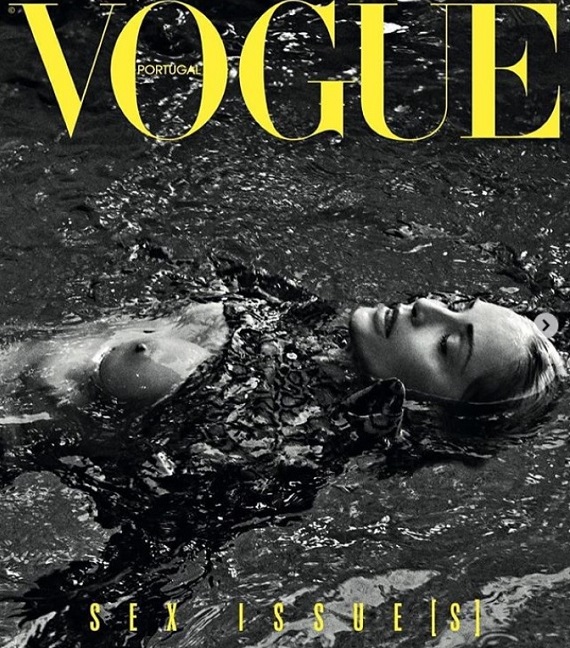 Красива, секси и уверена: 61-годишната Шарън Стоун на корицата на Vogue
