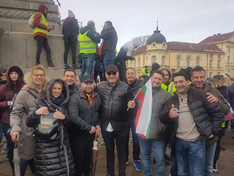 И созополски ресторантьори на протеста в София