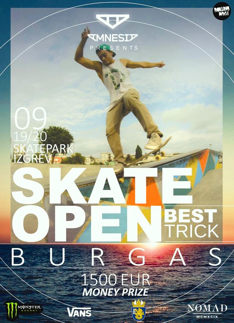 Най-добрите трикове на Burgas Skate Open 2015 през уикенда