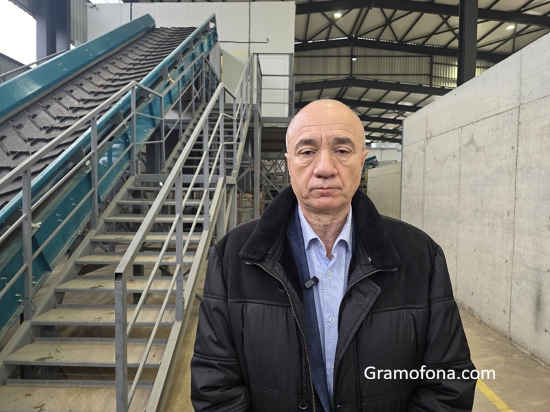 Видьо Видев за новата сепарираща инсталация край Созопол