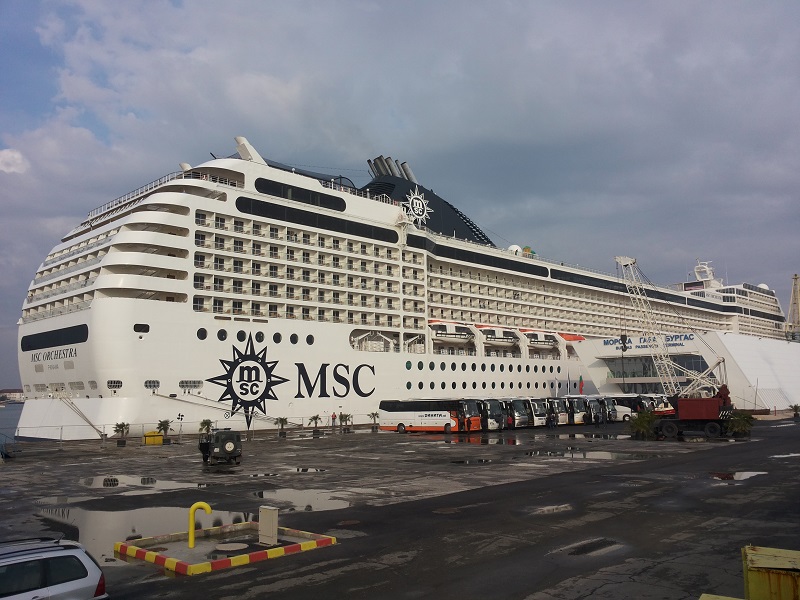 Октомври – месецът на MSC Cruises на Морска гара Бургас