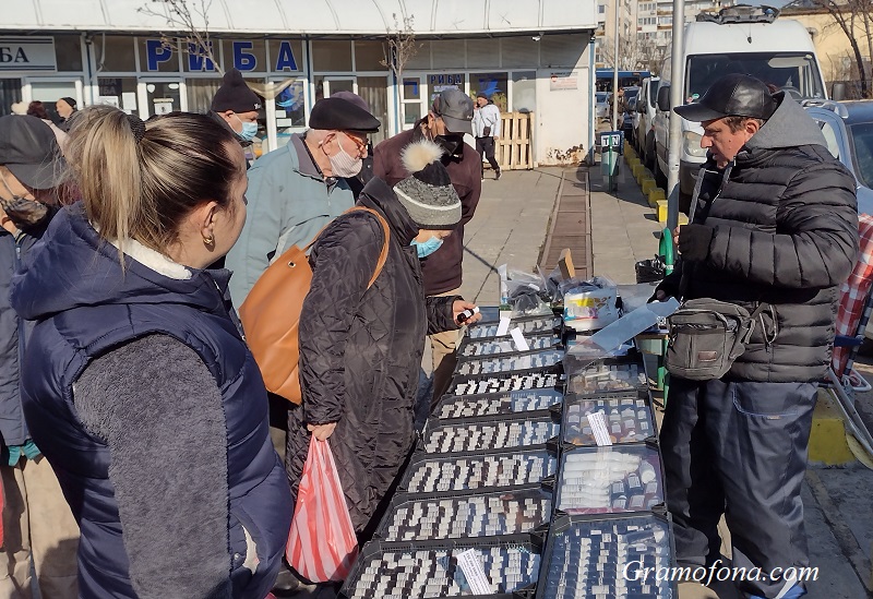 Еуфория за билки на пазар Велека в Бургас