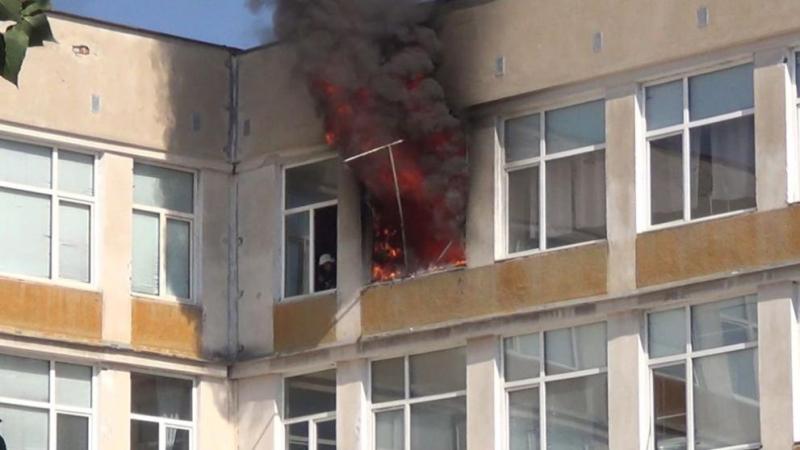 Пожар избухна в русенско училище