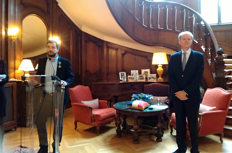 Бургазлията Камен Калев е удостоен с френския Орден за изкуство и култура