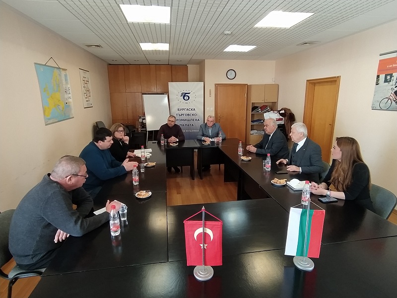 Посещение на ръководството на Одринската ТПП в ТПП Бургас