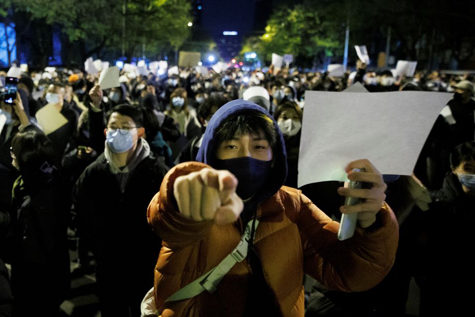 Безпрецедентни протести в Китай заради ковид ограниченията 