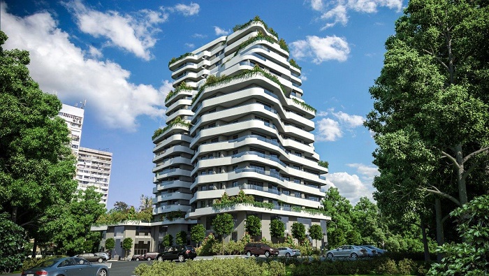 Иновативна, зелена и нестандартна - най-новата жилищна сграда в Бургас