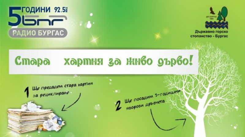Стара хартия за живо дърво