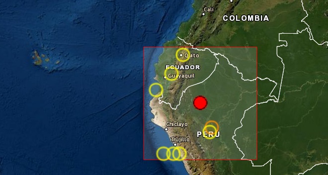 Земетресение от 7,3 разлюля Северно Перу