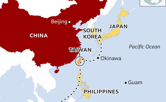 Китай и САЩ вдигнаха изтребителите край Тайван