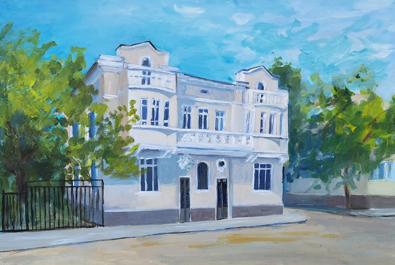 Предизвикателството да нарисуваш най-красивата сграда в Бургас