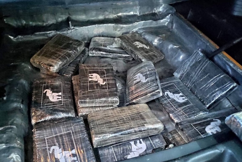 Вижте кокаина за над 5 млн. лв., открит на ГКПП Малко Търново