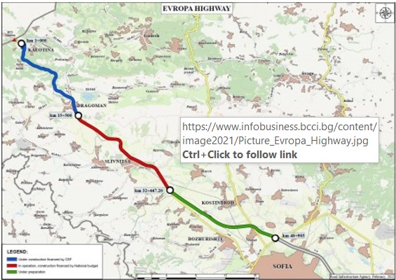 Одобрени са 183 милиона евро от ЕС за новата магистрала „Европа“ в посока Сърбия
