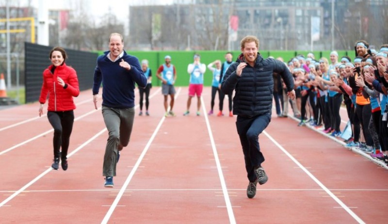 Принц Хари победи брат си и Кейт в 50-метров спринт 