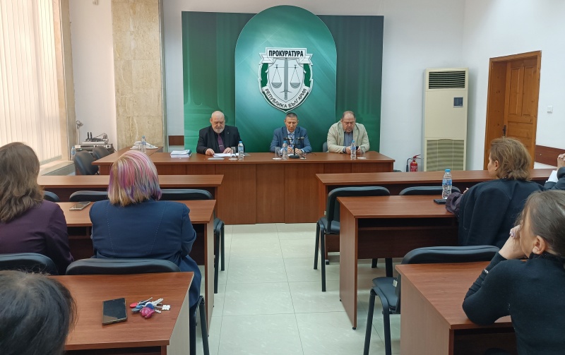 Апелативната прокуратура в Бургас се отчете пред Борислав Сарафов