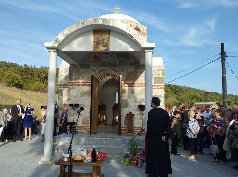 Вижте най-новия параклис „Свети Димитър” в село Веселие