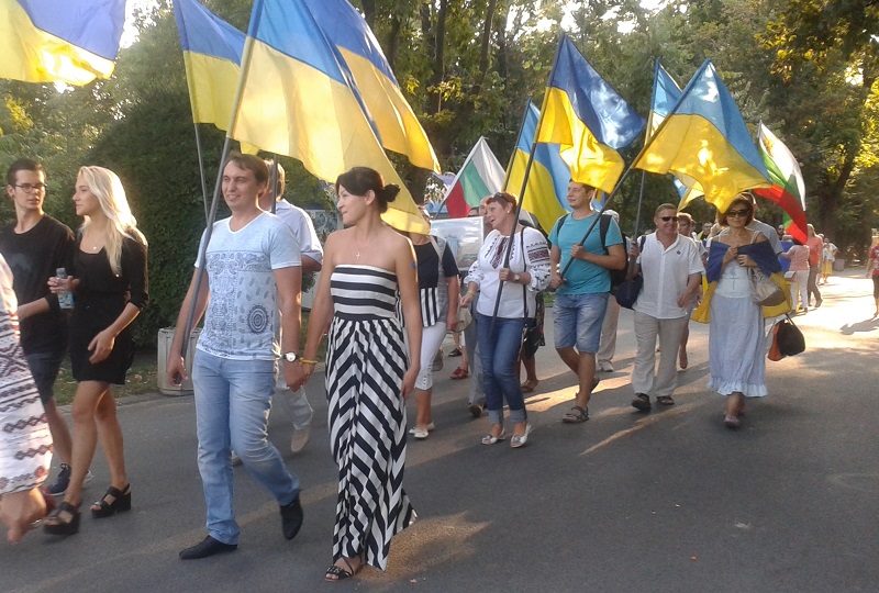 Украинците в Бургас празнуват независимостта си