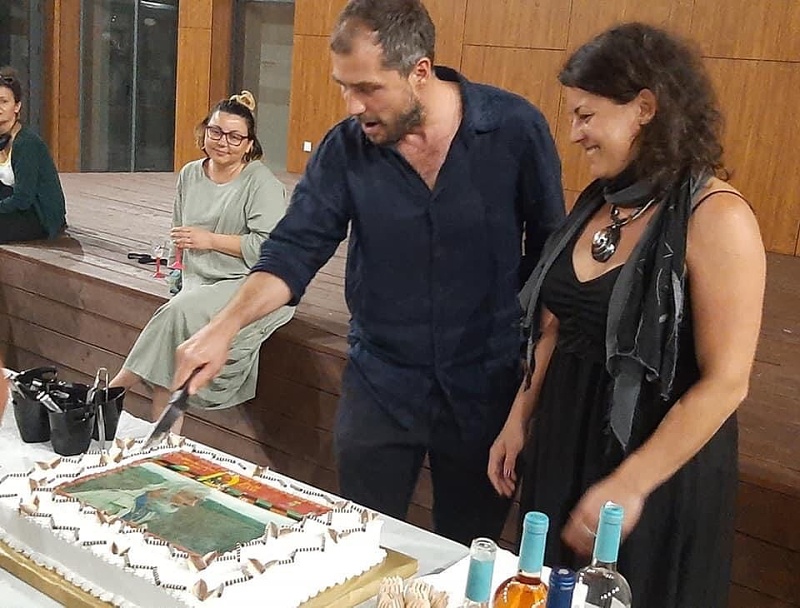 Камен Калев разряза торта за началото на София филм фест на брега