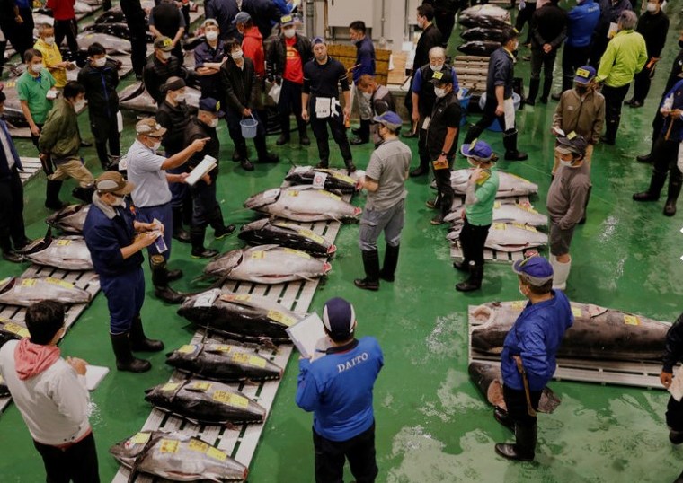 Най-големият пазар на риба тон е силно засегнат от пандемията