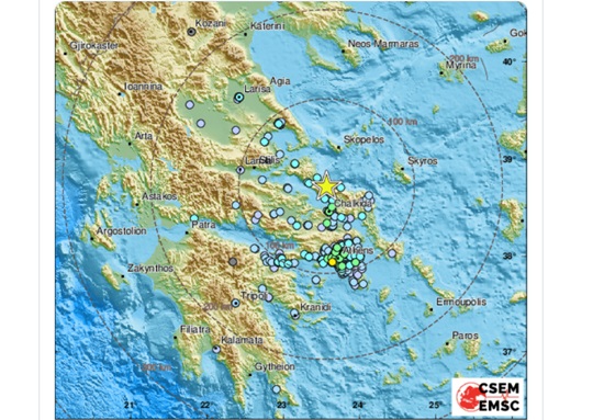 Земетресение със сила 5,2 в Гърция