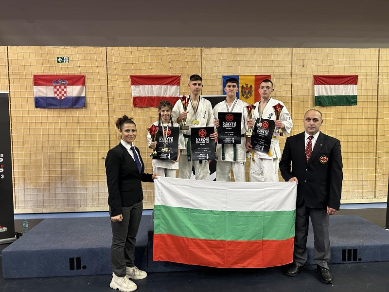Успех за Бургас: Каратеките на Гергана Апостолова се завърнаха с медали от Европейското първенство в Унгария