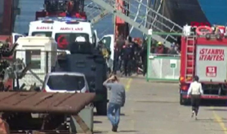 Експлозия на кораб в Истанбул