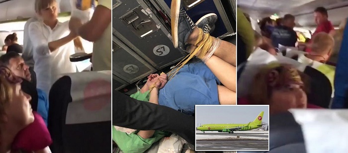 Пътници на самолет вързаха агресивен пасажер, за да не кацат аварийно