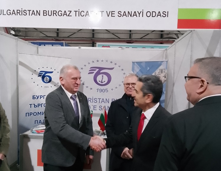 Бургаската търговско промишлена палата участва на международно изложение в Турция