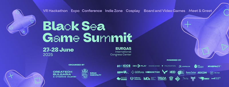 Black Sea Game Summit превръща Бургас в столица на гейм културата между 27 - 28 юни