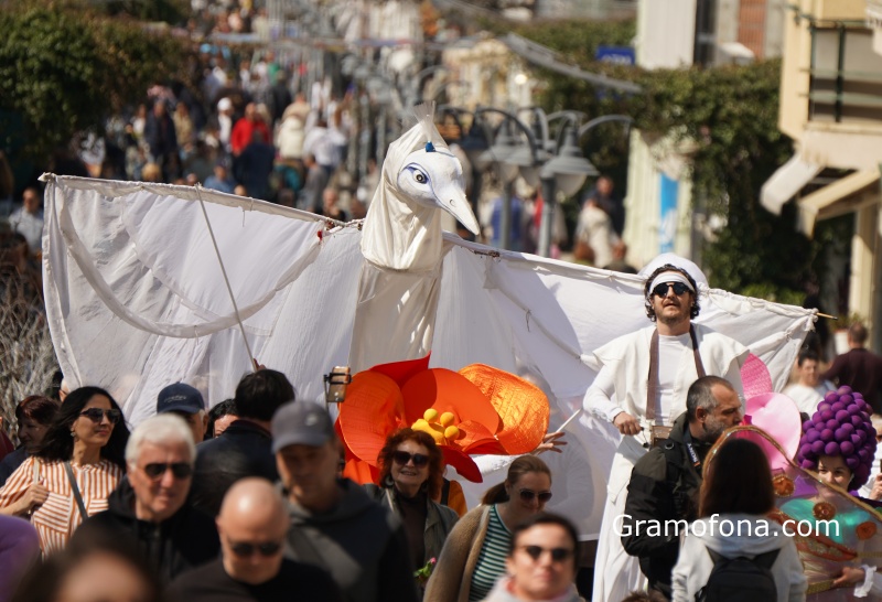 Бял „мамник“ се разходи из Бургас (СНИМКИ)