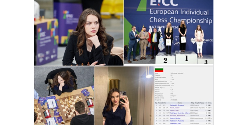 Нургюл Салимова е в дамския Топ 3 на Евро 2026