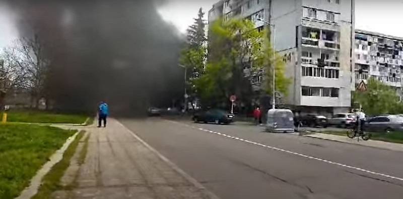 Пожар в бургаския комлекс Изгрев